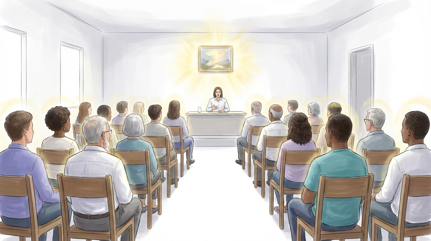 Fachada do Grupo Espírita Mahatma Gandhi